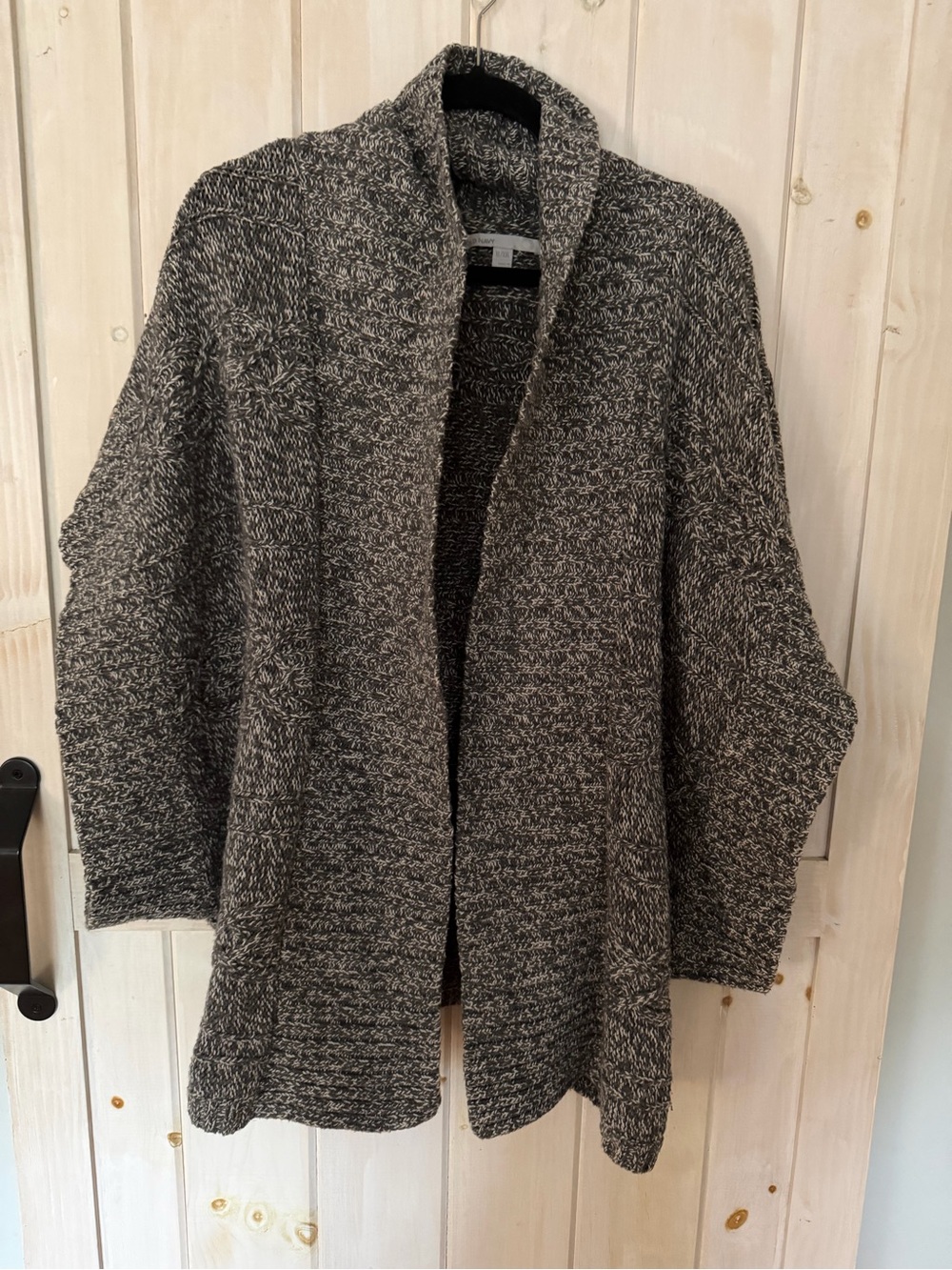 Old Navy Gray & White Marled Open-Front Women's Cardigan